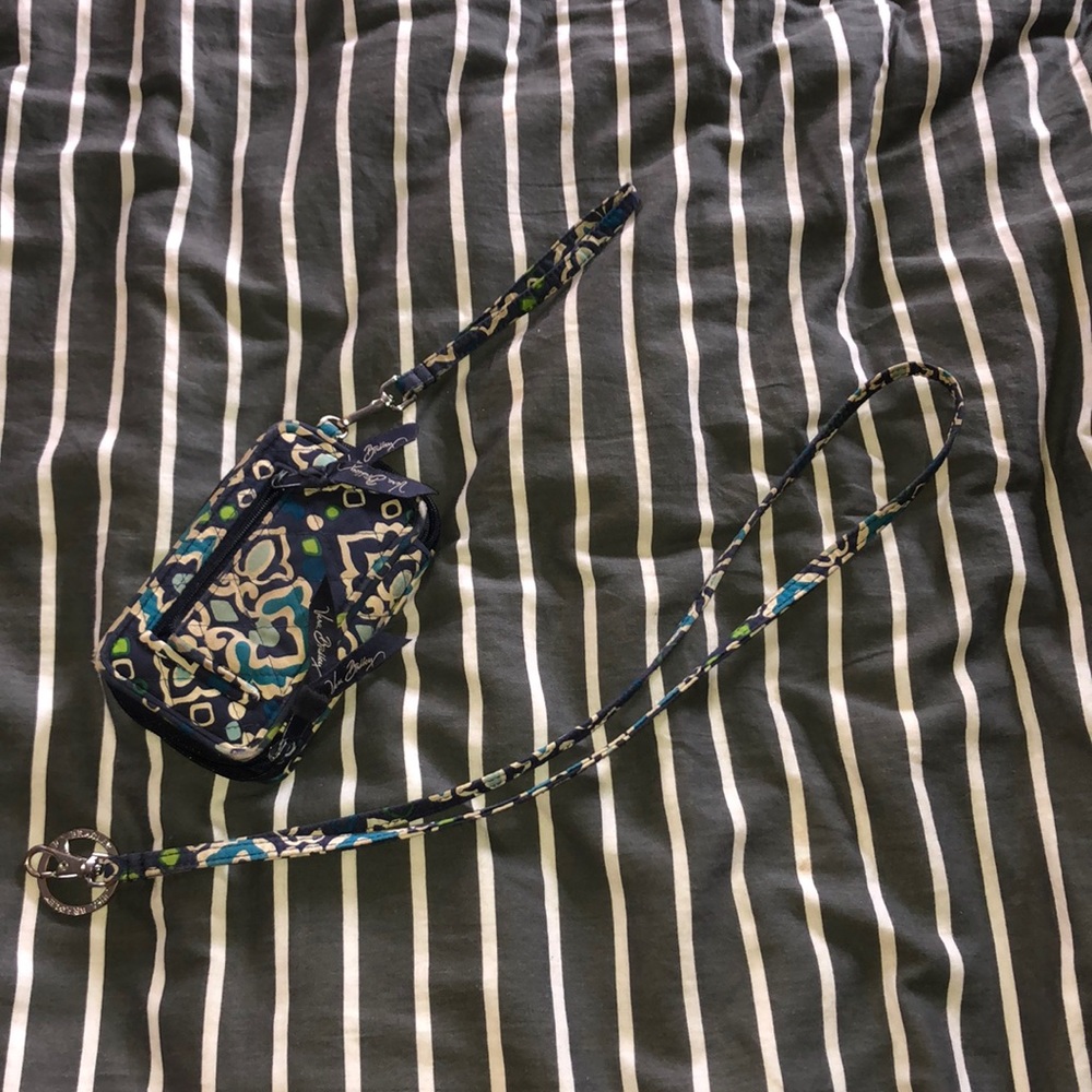 Vera Bradley Wrist Wallet with Matching Lanyard